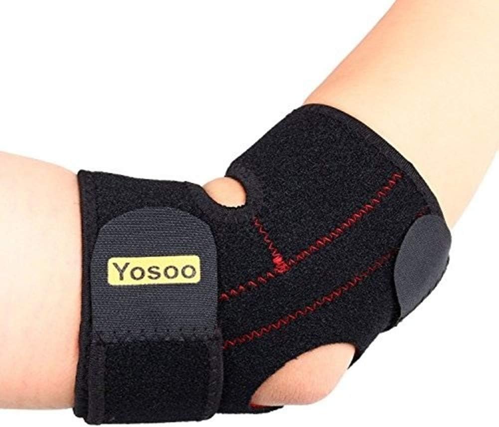 Yosoo Adjustable Neoprene Tennis Golfers Elbow Brace Wrap Arm Support Strap Band