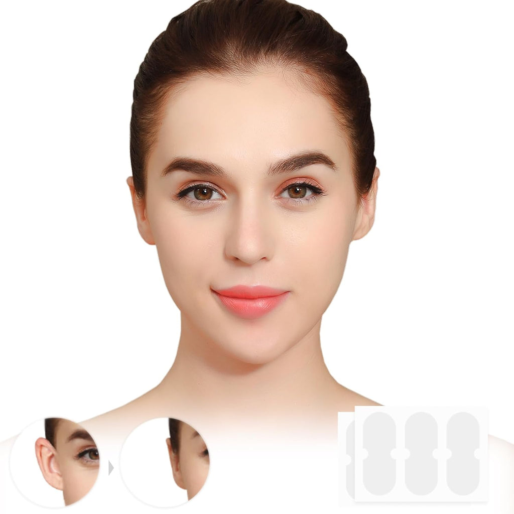 Ear Tapes For Big Ear Problem, Invisible Ear Lobe Tapes Transparent Cosmetic Ear Stickers for Adults 30 pcs