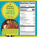 Maya Kaimal Indian Simmer Sauce, Tikka Masala, Madras Curry & Spicy Vindaloo, 2 of Each, 7oz Easy Pour Pouch | Vegetarian, Gluten Free, Non-GMO