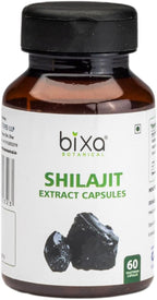 bixa BOTANICAL Shilajit Capsules | 60 Vegan Capsules | (450 MG), with 40% FULVIC Acid Extract