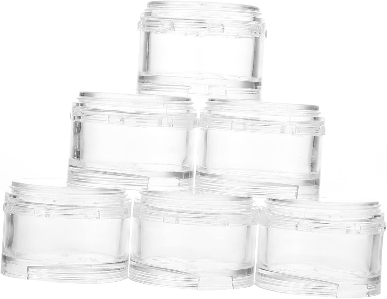7pcs Mini Travel Medicine Organizer Round Container with Compartments Portable Small Pill Box for Daily Use and Business Trips