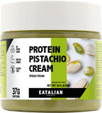 EATALIAN by AMZ BETTER Protein Pistachio Cream 7 oz/200 gr, Natural Spreadable Pistachio Cream, Made in Italy Protein Pasta, Sweet Taste Ideal on Bread and Dubai Chocolate