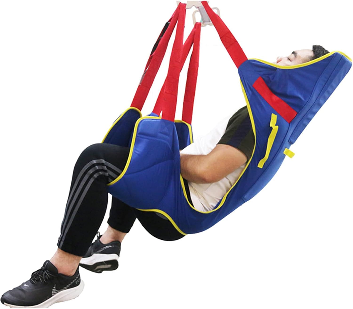 Patient Lifting Slings Lift Sling,Commode Patient Lift Slings Transfer Sling, Full Body Patient Lift Sling with Commode Opening, Edical Lift, 507lb, L(Below 300kg)