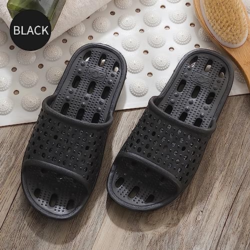 Xomiboe Shower Shoes Men Quick Drying Women Shower Sandals Non-Slip Comfortable House Slippers Bathroom Hotel Flip Flops Slides With Students Gym
