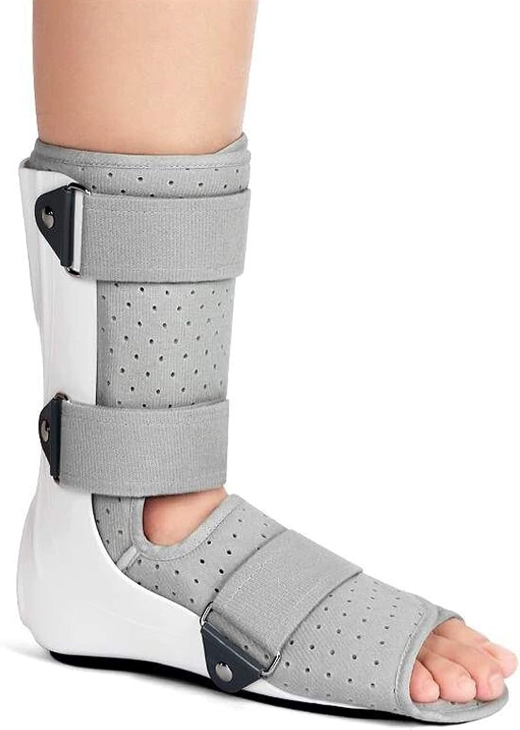 Walking Boot Foot Orthosis Adjustable Non-Slip Sole Ankle Joint Brace Fixed Magic Paste Breathable Removable Lining for Sprains Fractures Ankle,Left-L