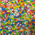Eastron Edible Rainbow Star Sprinkles Rainbow Sprinkles for Cake Decorating Confetti Sprinkles for Baking, Cupcakes Topper, Ice Cream, Cookies, Cakes, Donut Dessert Decoration