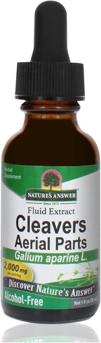 Nature's Answer Alcohol-Free Cleavers Herb, 1-Fluid Ounce