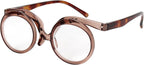 Aisi Makeup Reading Glasses For Women Cosmetic Readers Flip Up Double Lens Magnifying Eyeglasses