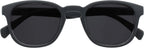 OPULIZE POP Classic Reading Sunglasses for Women Men,Tinted Lens with UV400 Protection,Scratch Resistant Round Chunky Frame with Spring Hinges, Matt Grey +1.00 (Pack of 1)