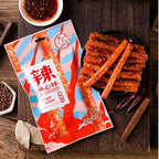 Latiao Spicy Strips 4 Pack Chinese Snacks, Latio Chinese Spicy Sticks 68g/2.39 Ounces per Pack (Medium to Extra Sp-icy)