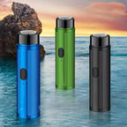 Mini Portable USB Rechargeable Electric Shaver – Compact & Waterproof Razor for Men & Women | Travel-Friendly, Precision Grooming for Face & Body | Ultra-Smooth Dry Shave | USB Charging - Blue