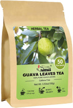 FullChea - Guava Leaves Tea Bags, 50 Teabags - Hojas De Guayaba, Premium Guava Leaf Tea - Non-GMO - Caffeine-free - Boost Immunity & Rich in Antioxidants
