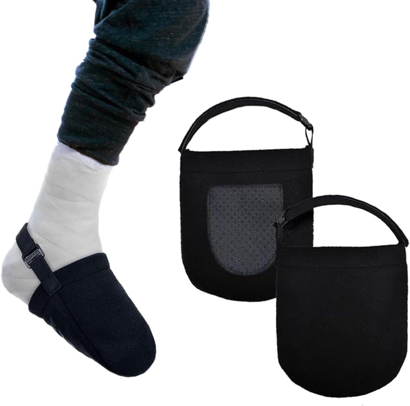 Plus Size Warm Soft Cast Protectors, Toe Covers for Men & Women, Ensuring Comfort During Recovery