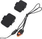 Pwshymi Water Proof Storage Box Set Durable Protective Case for Outdoor Sports and Activities, Black, 2Pcs for Hikers and Campers