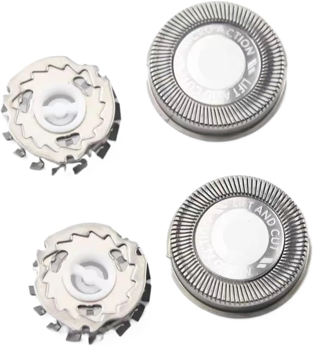 2PCS HQ2 Replace Head Razor Blade ，Compatible For Philips， Compatible For Norelco， Electric Shaver HQ222 HQ240 HQ2405 HQ242 HQ2425 HQ26 HQ284 HQ223 HS100