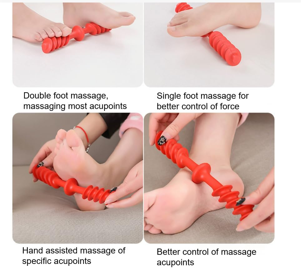 3 Manual Foot Massagers, Roller Foot Massages, Portable Massage Tools, Suitable for Home and Office Travel Relaxation Devices