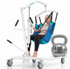 Vive Patient Lift for Home Use - Hydraulic Lift for Elderly Transfer from Bed to Chair & Floor, Portable Medical Hoist Lift Assist Device with Sling for Handicap & Seniors - 400 lb Capacity