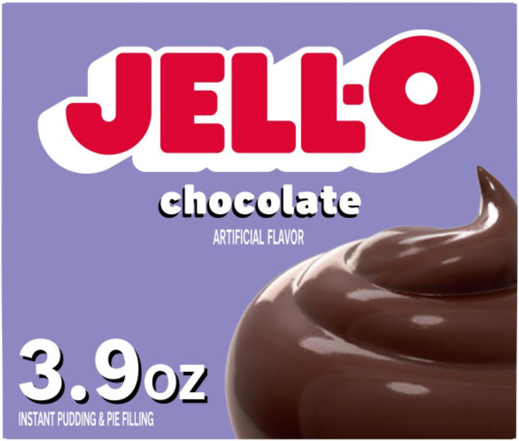 Jell-O Chocolate Artificially Flavored Instant Pudding & Pie Filling Mix, 3.9 oz. Box