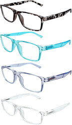 BIENCOOL Blue Light Blocking Reading Glasses,Readers for Men Women Spring Hinge Computer Eyeglasses
