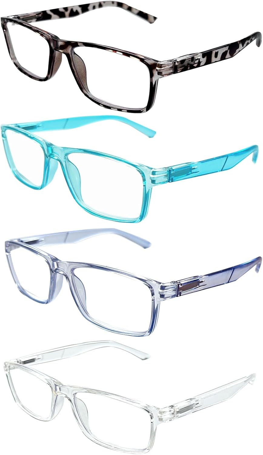BIENCOOL Blue Light Blocking Reading Glasses,Readers for Men Women Spring Hinge Computer Eyeglasses