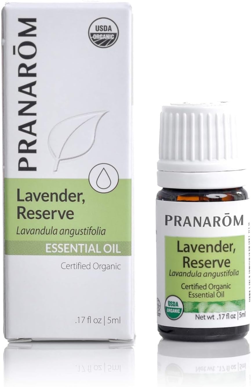 Pranarom - Lavender Reserve Essential Oil 5ml - for Aromatherapy Enthusiasts - Diffusing for Relaxation - Organic and Pure - 100% Pure, Certified Organic, No Additives