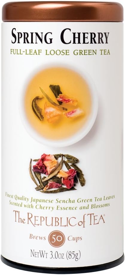 The Republic of Tea Spring Cherry, 3.0 Ounces / 50-60 Cups