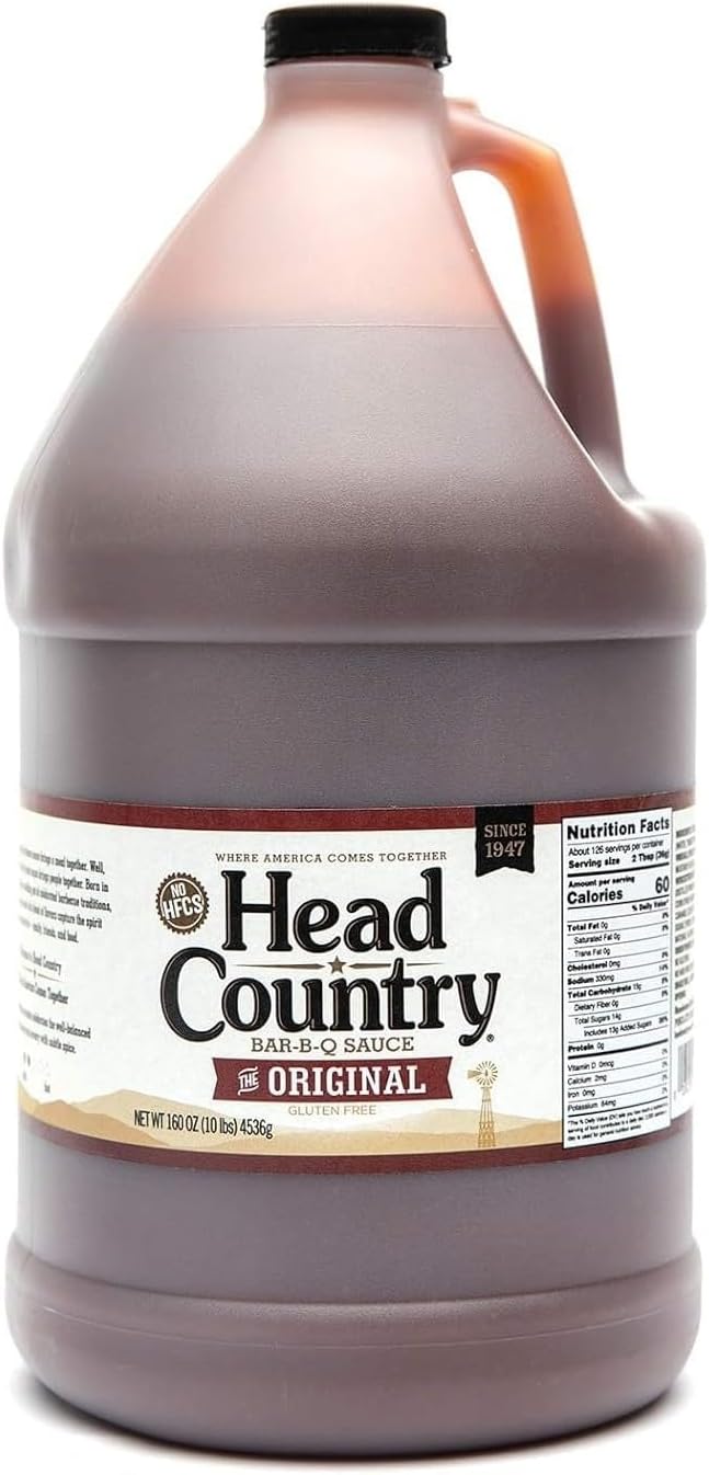 Head Country Bar-B-Q Sauce, Original, 160 Ounce