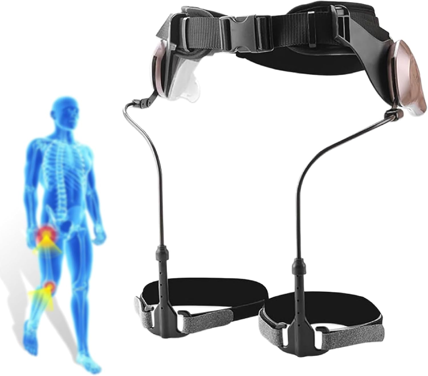 Bionic Body Power Walking Aid – Exoskeleton Assistance for Walking, 50% Effort Reduction, Lower Limb Rehabilitation Training for People with Limited Mobility