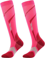 2 Pairs Compression Socks for Men Women,Is Best for Football,Athletics,Flight,Travel,Running,Calf Pressur Support.