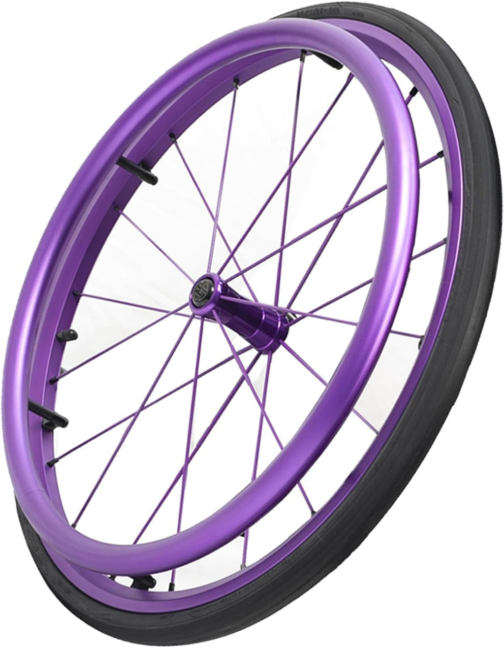 Sports Wheelchair Wheels,Lightweight Sports Wheelchair Foldable Wheelchair Aluminium Wheelchair,for Teenagers, Adults, Seniors(24inch,Purple D Wheel)