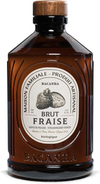 Bacanha - Strawberry Organic Syrup - 400ml / 13.52oz Glass Bottle