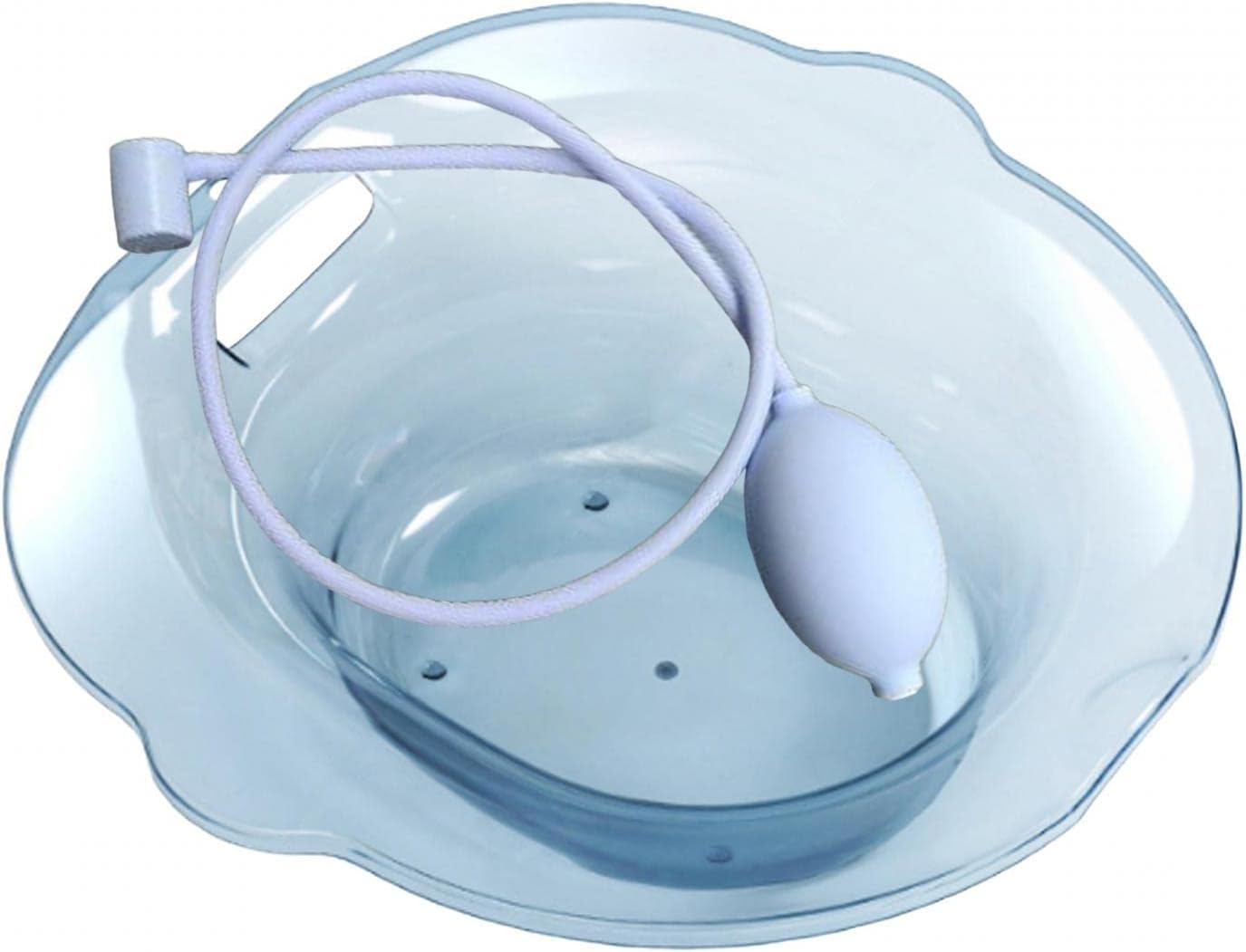 Generic Sitz Bath Basin for Toilet, Bidet Toilet Tub Anti Overflow, Universal, Reusable, Portable Hangable Steam Seat Hip Bath for Women Men Elderly, Blue