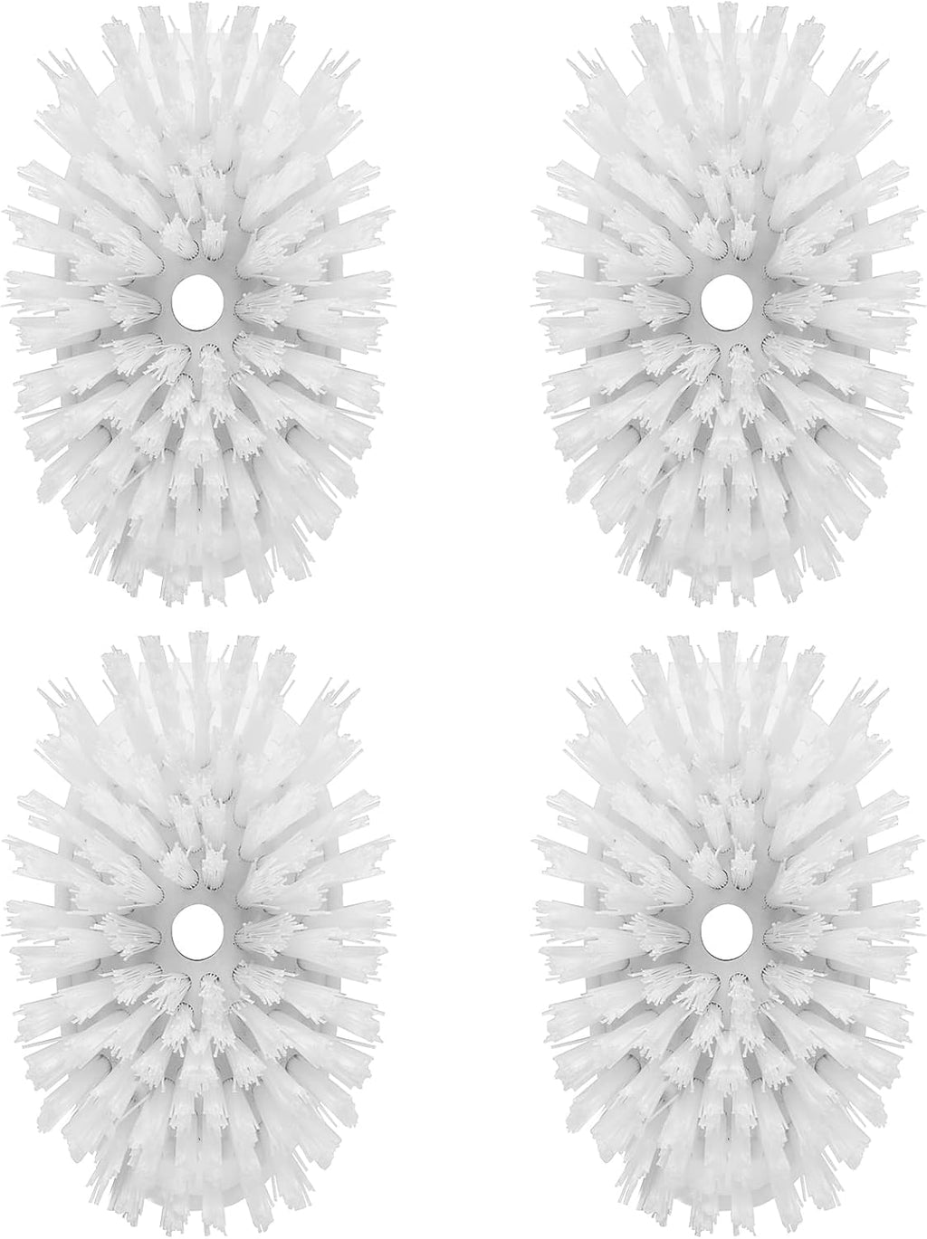 MR.SIGA Soap Dispensing Dish Brush Refills, 4 Pack