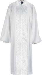 White Pulpit/Pastor Robe Available in Small, Medium, Large, X-large