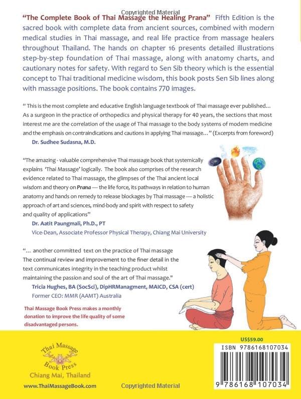 The Complete Book of Thai Massage the Healing Prana: Fifth Edition