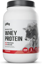 Levels Grass Fed Whey Protein Powder, No Artificials, 24G of Protein, Strawberry, 2LB