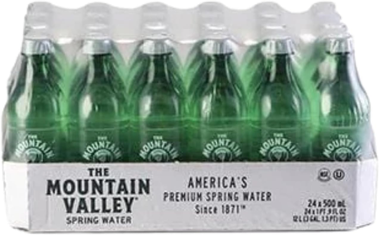 Spring Water in Plastic 24 Pack Mountain Valley In Voodoux Sales Package