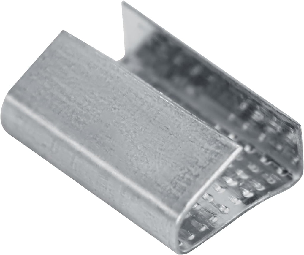 Open Serrated Strapping Seals for 1/2" Polyester Poly Polypropylene Strap Pallet Banding Clips(200)