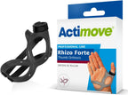Actimove Professional Line Rhizo Forte Thumb Orthosis –Thumb Brace for Osteoarthritis, Skier’s Thumb, Rheumatoid Arthritis, Sprains – Patented Design – Left Hand – Black, Medium