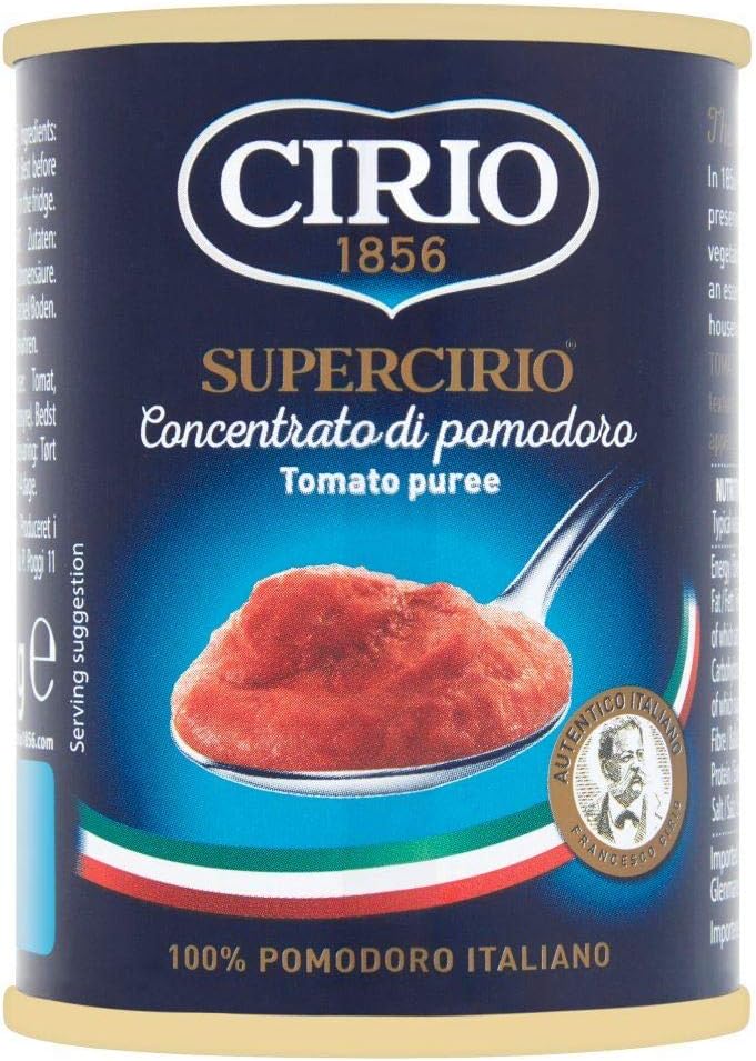 Cirio Supercirio Tomato Puree Tin - 140g - Pack of 4