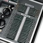 105 Trial Lens Set - Optical Optometry Equipment with Metal Rim, Aluminum Case & Free Trial Frame