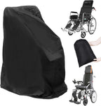 Wheelchair Cover, Electric Wheelchair Cover Waterproof, Mobility Scooter Storage Cover for Travel Power Wheelchair Dust Protective Cover with Storage Bag ((L):40"L x 27.5"W x 47"H)