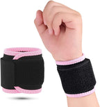 Wrist Brace, Compression Wrist Strap Support Wrist for Men & Women, Youth & Elderly, Boys& Girls, One Size Adjustable, Sports Wristband 1 PCS (Pink)