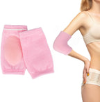 1 Pair Gel Elbow Sleeves for Women, Soft Gel Elbow Pads for SPA Moisturizing Dry Cracked Skin Care, Cover Heel Socks Elbow Sleeves, Elbow Pads for Pain, Calloused and Reduce Wear
