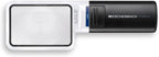 Eschenbach Mobilux LED Hand Held Magnifier, 4X, 2.0 x 2.0 inches (50 x 75 mm), Resin Lens, Black, PXM Optical Resin, Aspherical, Therapy Hard Coating, LED Light
