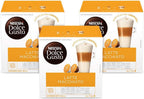 Nescafe Dolce Gusto Coffee Pods, Latte Macchiato, 16 capsules, Pack of 3