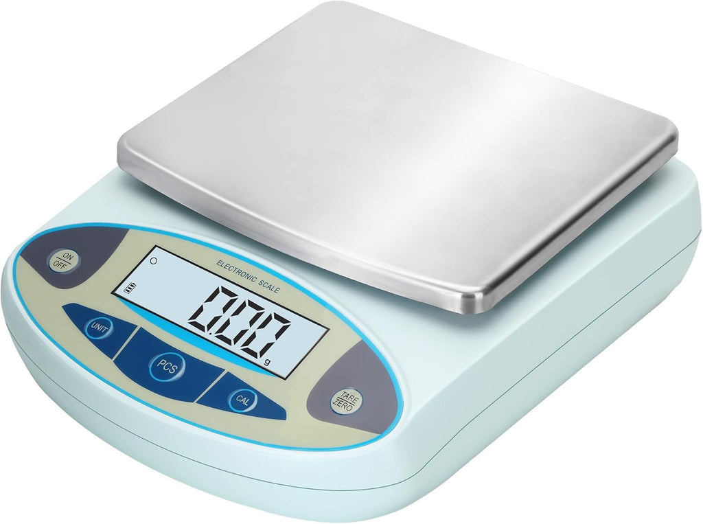 Lab Scale 5000g x 0.01g,13 Unit 0.01g Accuracy High Precision Digital Analytical Balance, Electronic Laboratory Precision Gram Scale Digital Kitchen/Jewelry/Scientific Scale