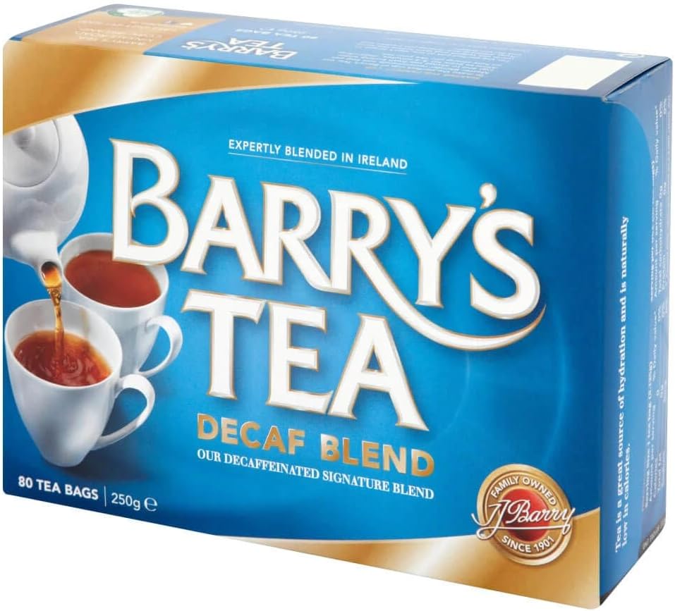 Barry's Tea, Decaffeinated, 80-Count Box