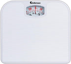 Adamson A21 Analog Scales for Body Weight - Up to 300 LB - New - Anti-Skid Rubber Surface + Large Numbers - Analog Bathroom Scale - Affordable - Durable with 20-Year Assurance