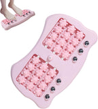 Foot Massage Roller, Portable Reflexology Massager for Relieve Pain from Plantar Fasciitis and Improved Circulation,Three Massage Techniques for Relax Muscles Suitable for Home Office Use (Pink)